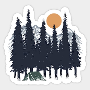 Camping Sticker